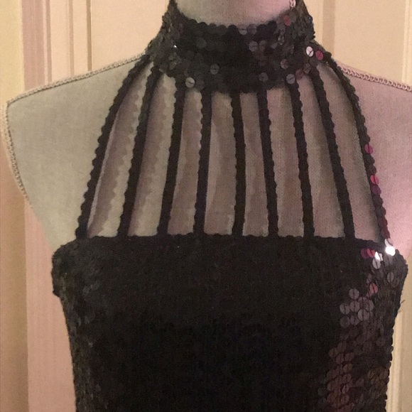 Vintage sequin cocktail dress - Picture 3 of 5